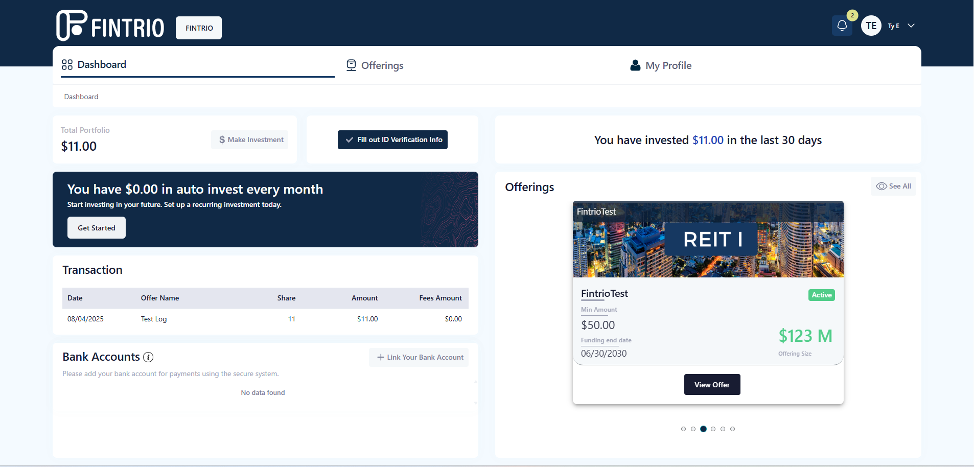 Investor Portal